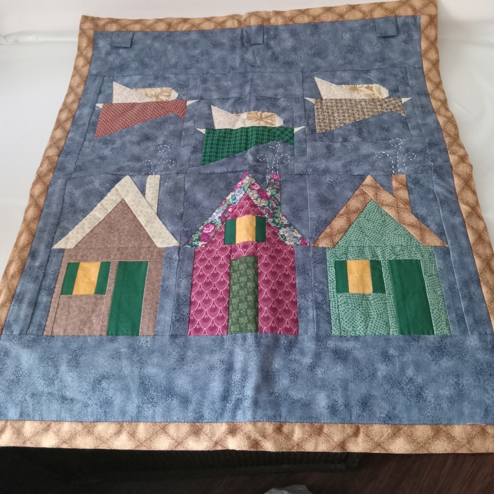 Quilt banner decor hanging 18 X 21